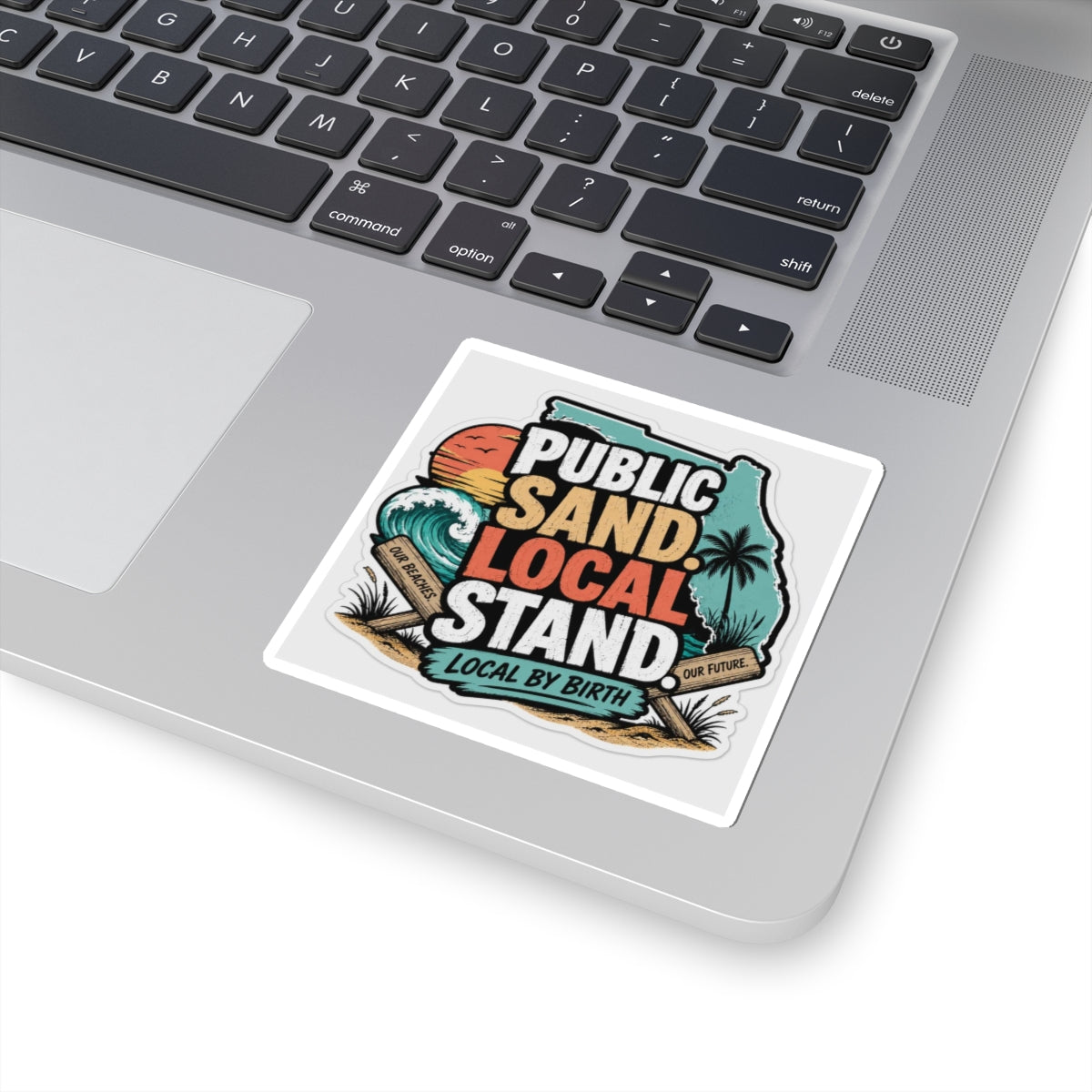 Public Sand Local Stand Sticker | Florida Beach Access Decal