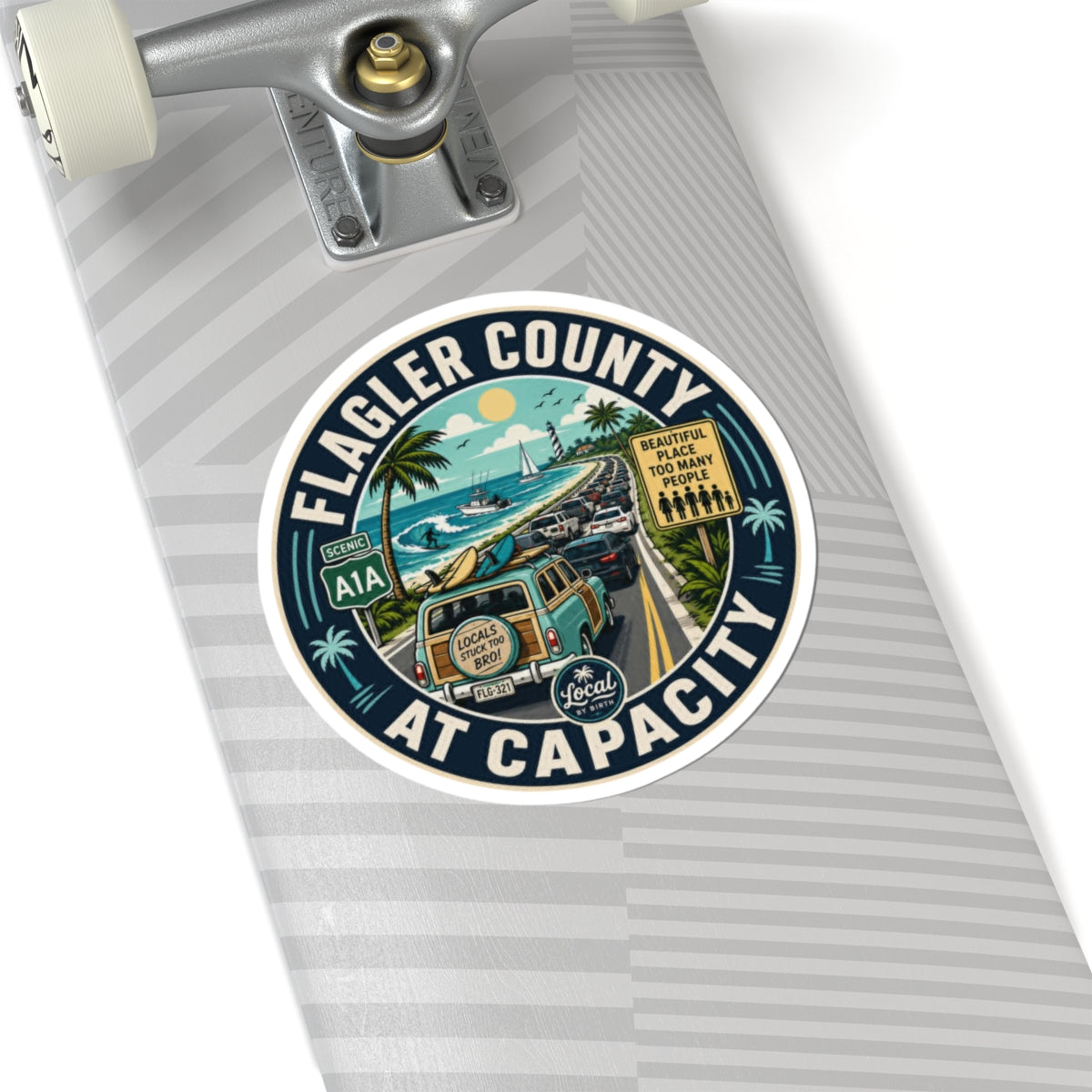 Flagler County At Capacity Sticker