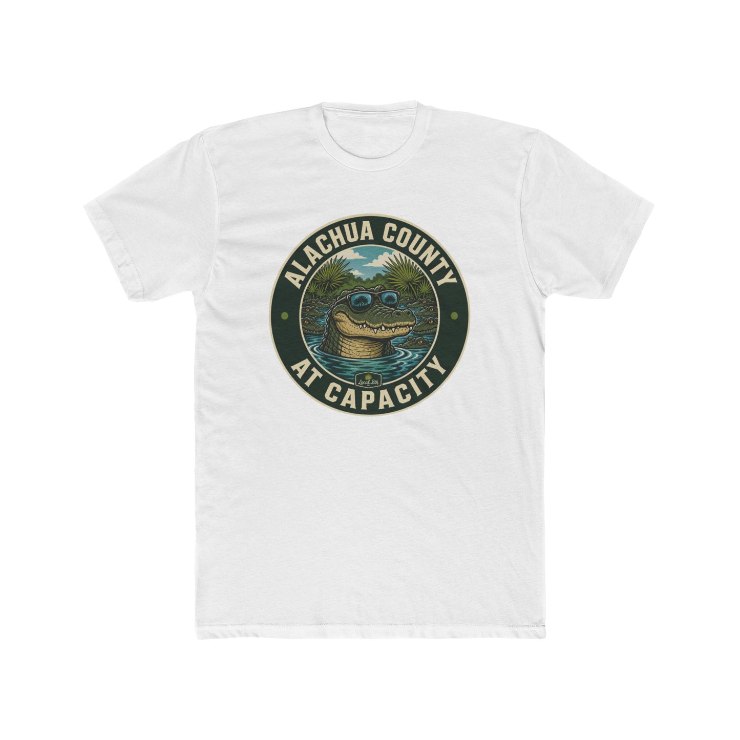 Alachua County At Capacity T-Shirt — Retro Alligator Graphic Tee