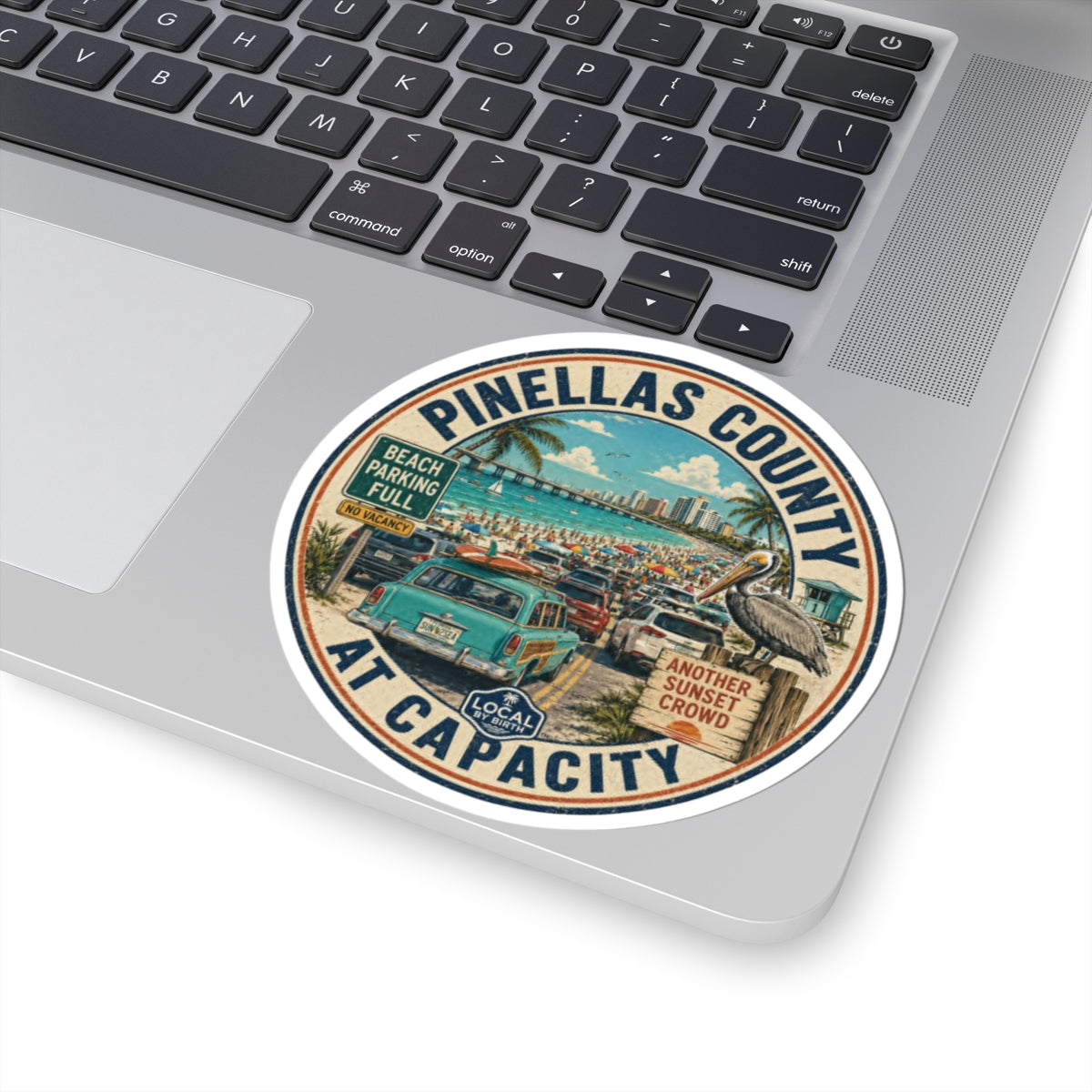 Pinellas County At Capacity Sticker