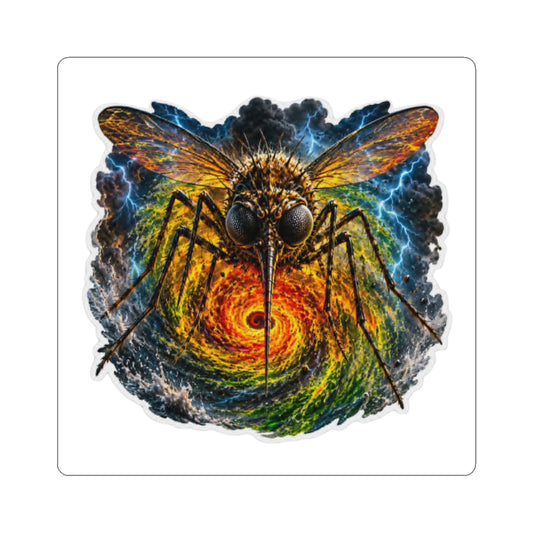 Florida Hurricane Mosquito Sticker | Funny Florida Weather Decal