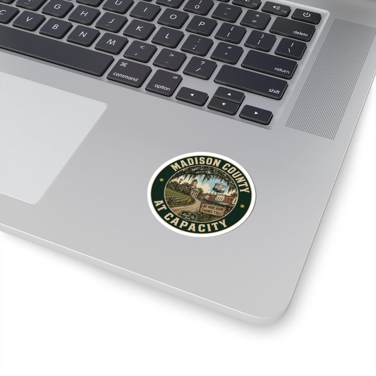Madison County At Capacity Round Sticker
