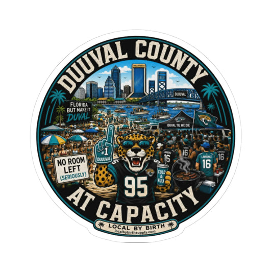 Duval County At Capacity Sticker