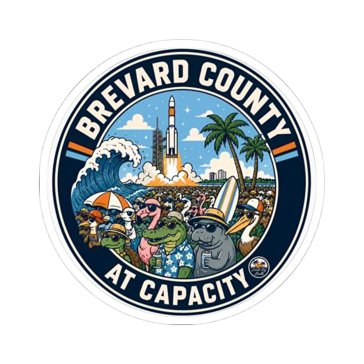 Brevard County At Capacity Sticker
