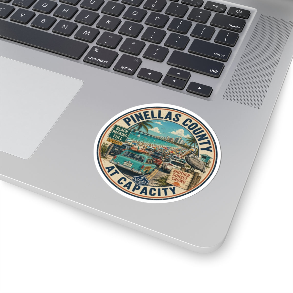 Pinellas County At Capacity Sticker