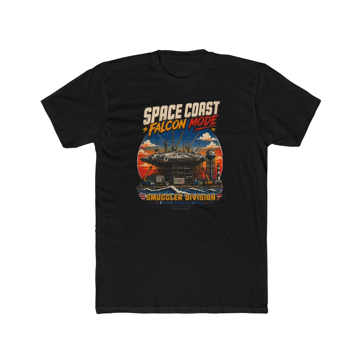 🚀 Space Coast Falcon Mode: Smuggler Division T-Shirt