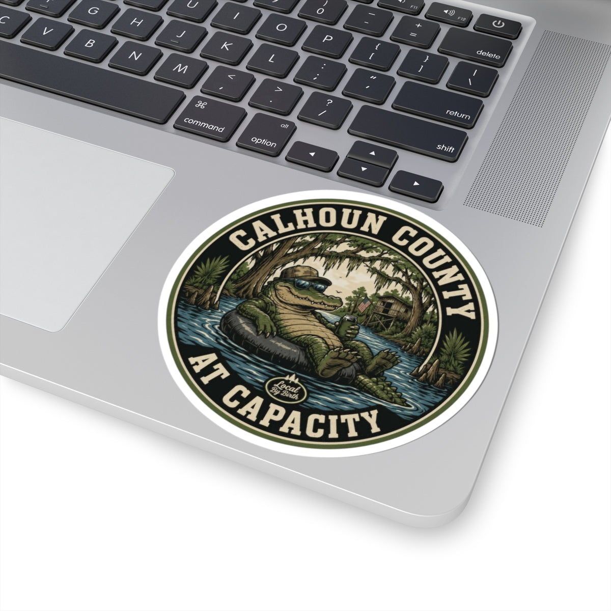 Calhoun County Alligator Sticker