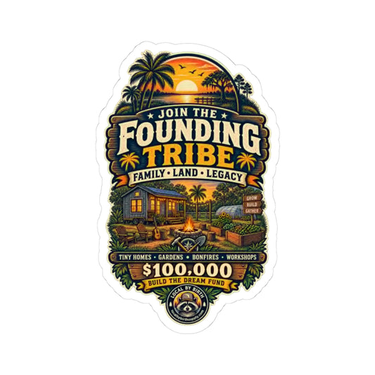 Founding Tribe Family Land Legacy Sticker