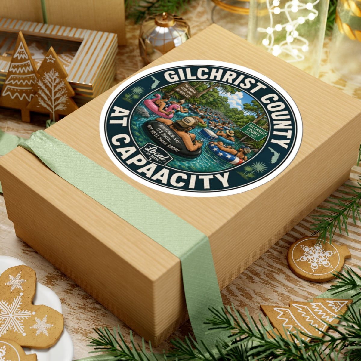 Gilchrist County At Capacity Sticker