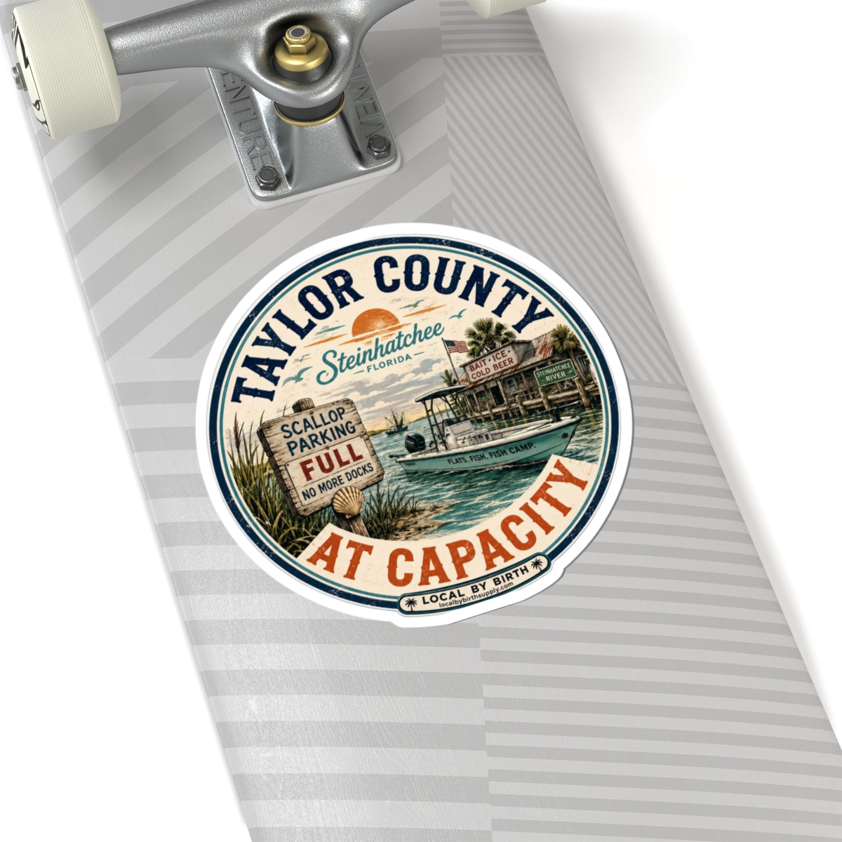 Taylor County "At Capacity" Sticker