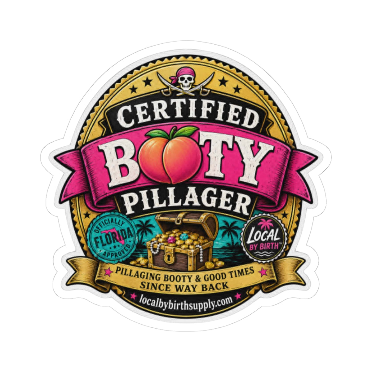Certified Booty Pillager Sticker
