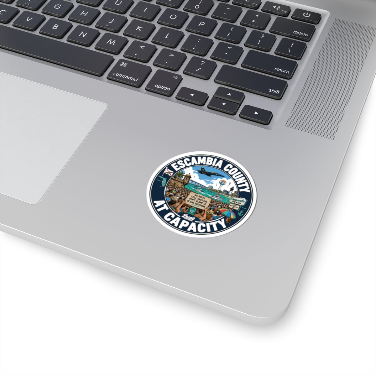 Escambia County At Capacity Sticker