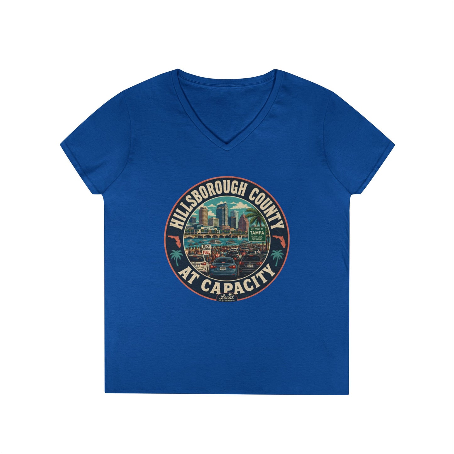 Hillsborough County At Capacity V-Neck Tee