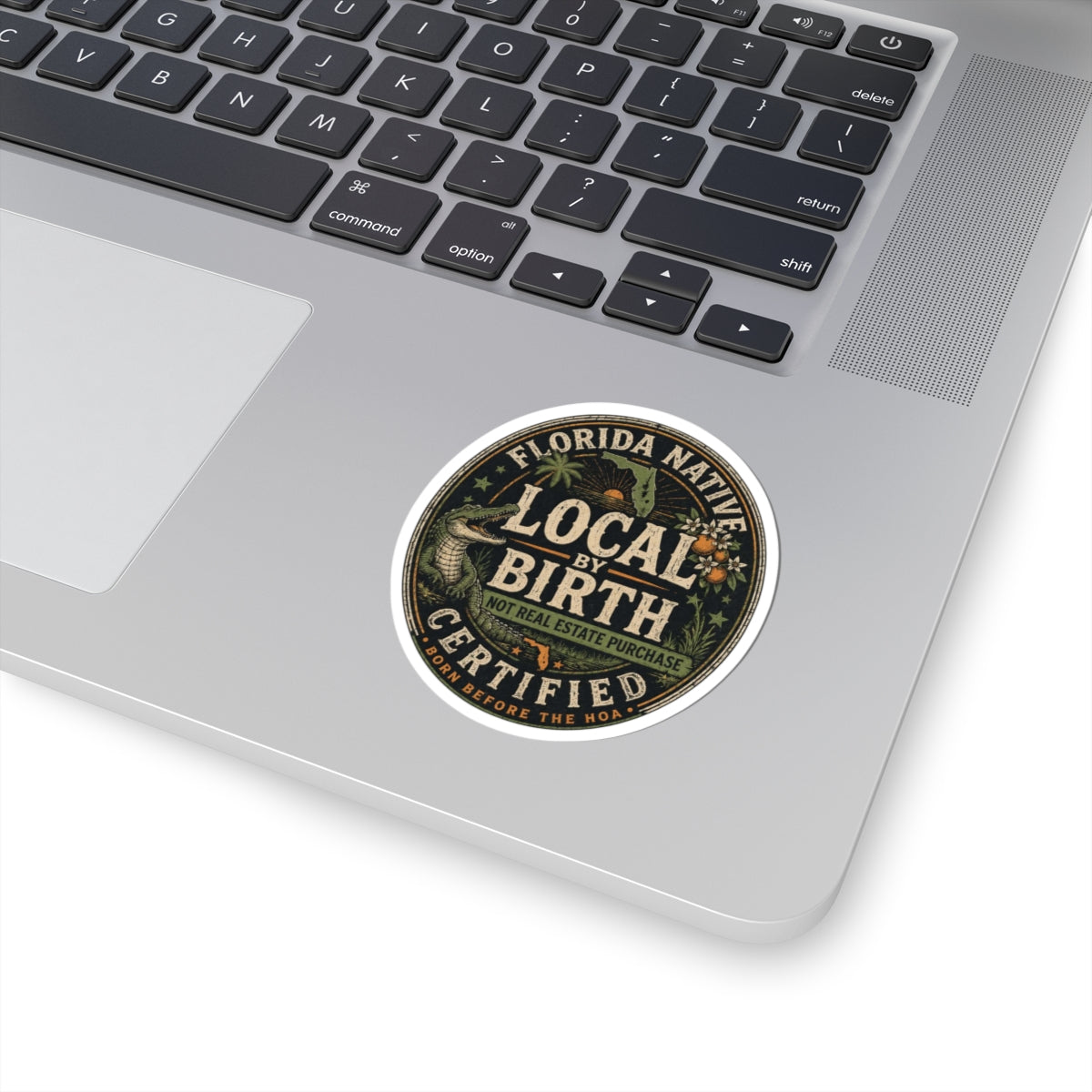 Florida Native Certified Sticker — "Local by Birth" Kiss