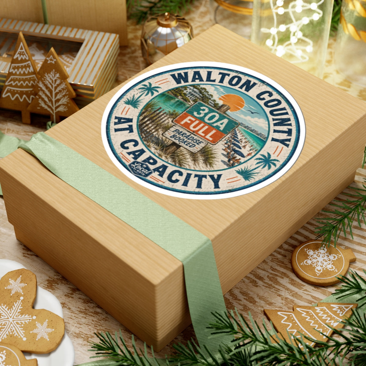 Walton County 'At Capacity' Sticker