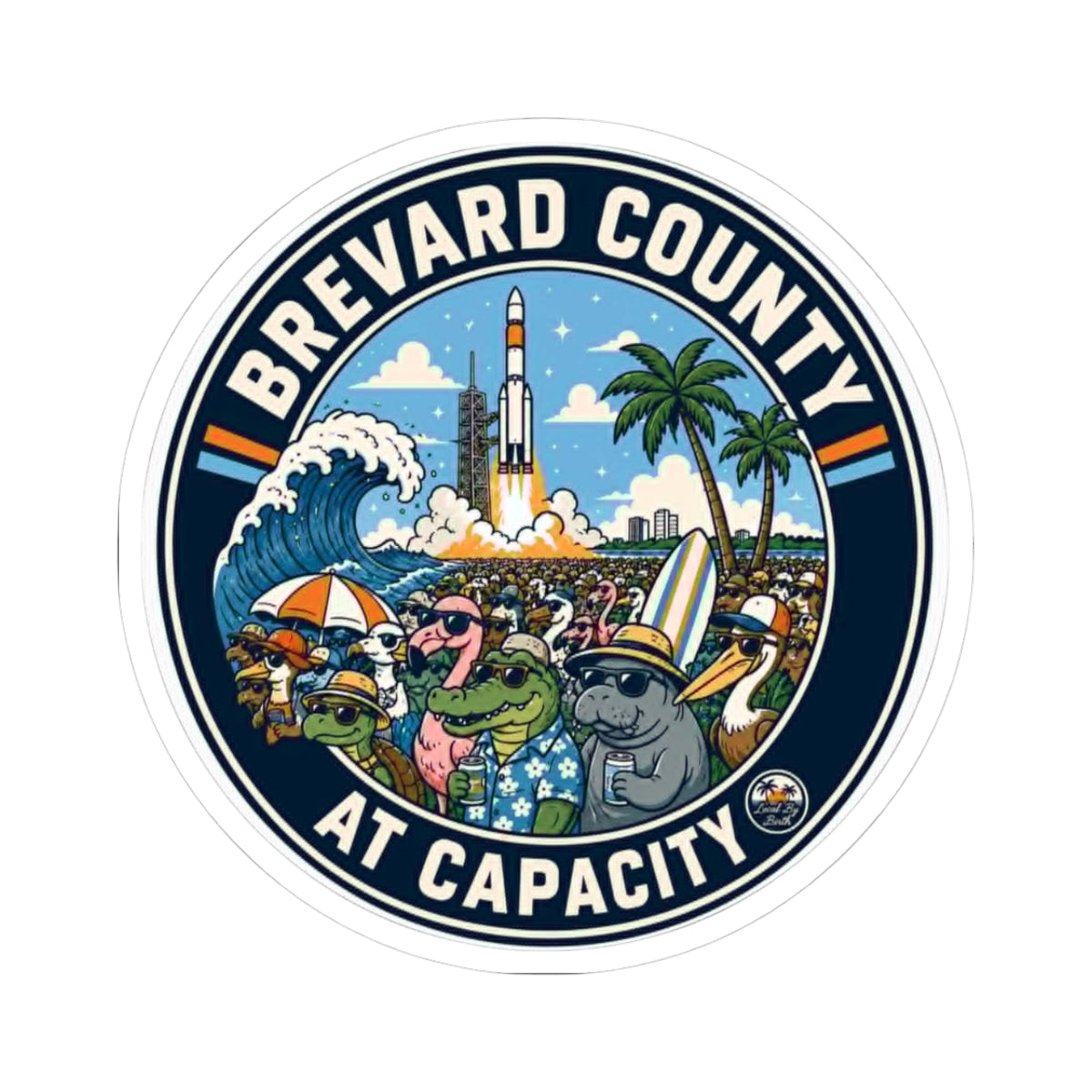 Brevard County At Capacity Sticker