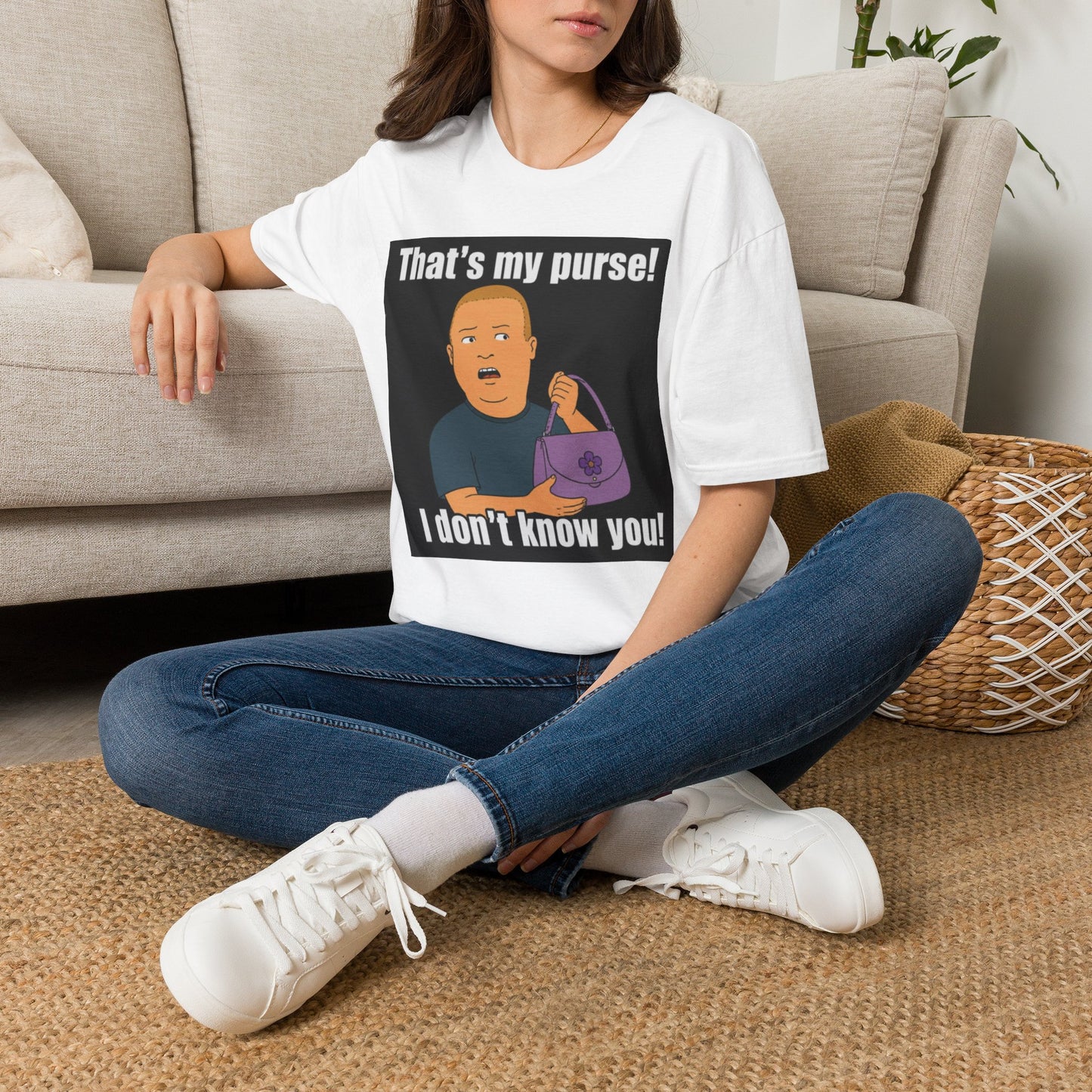That's My Purse! Graphic T-Shirt — Funny Cartoon Quote Tee