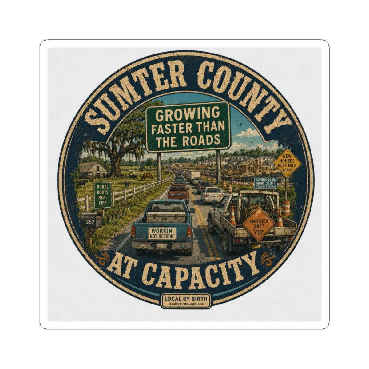 Sumter County At Capacity Sticker