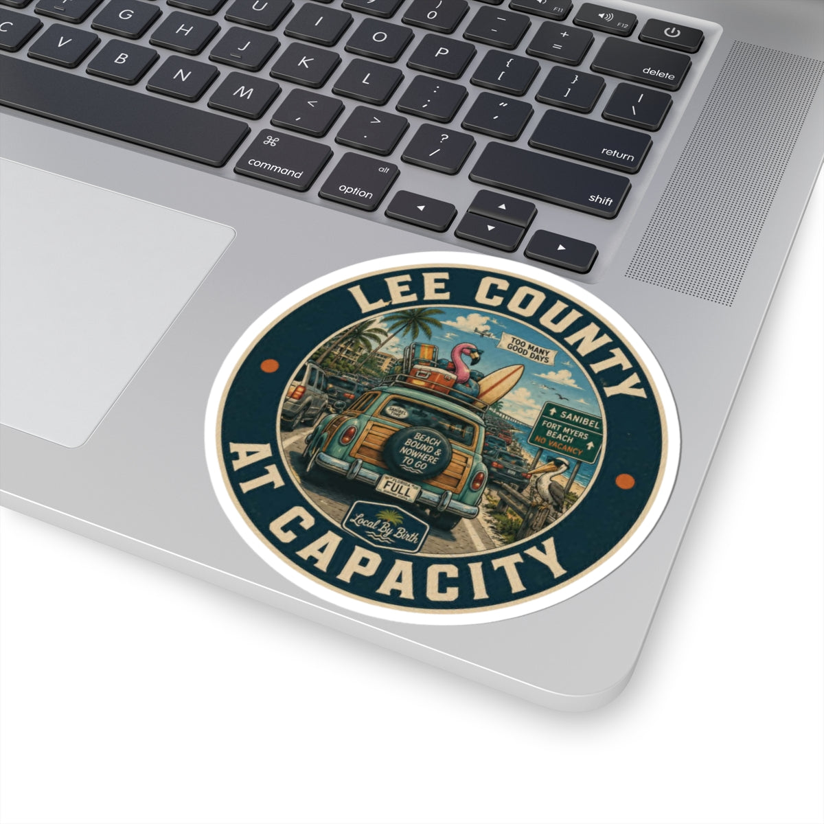 Lee County At Capacity Sticker