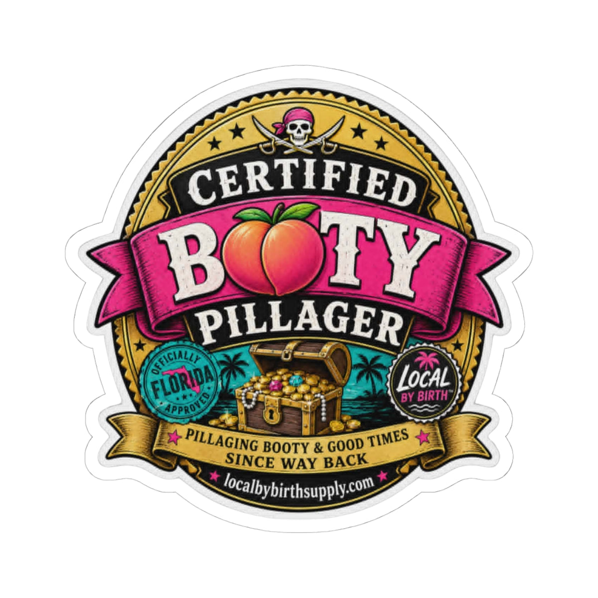 Certified Booty Pillager Sticker