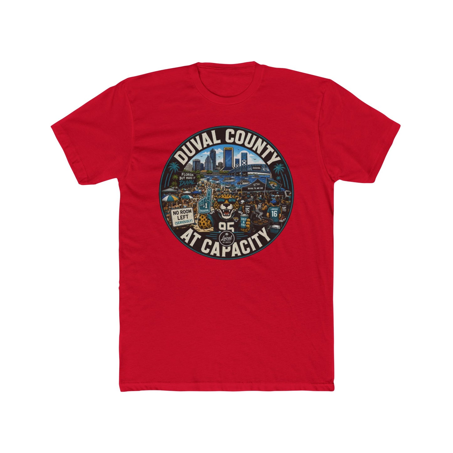 T-Shirt — Duval County At Capacity Skyline Fan Tee