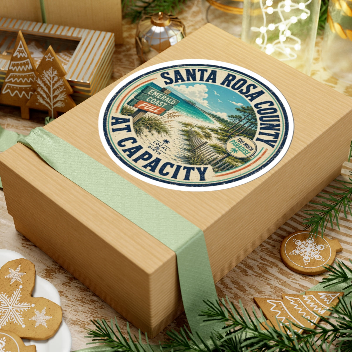 Santa Rosa County At Capacity Sticker