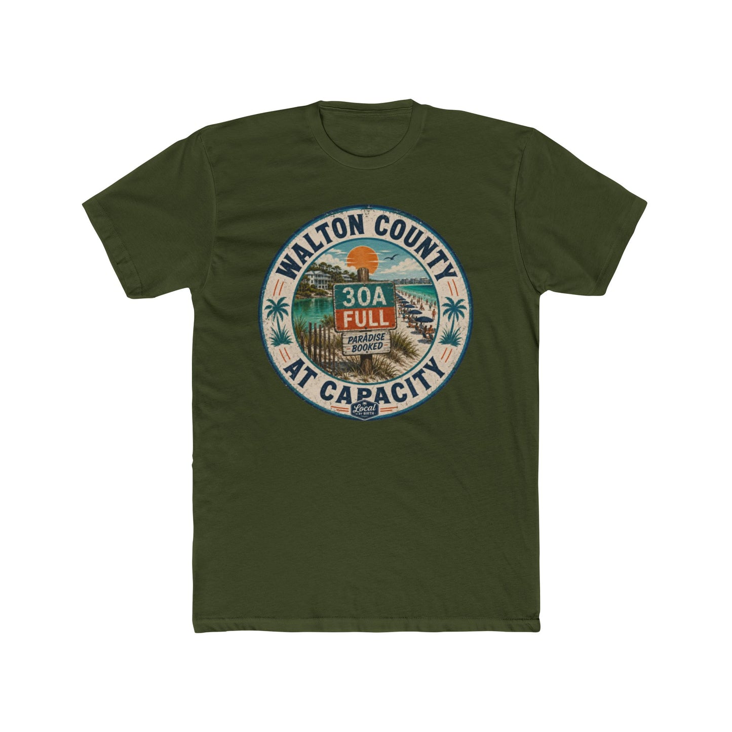 Walton County '30A Full' Vintage Beach T-Shirt