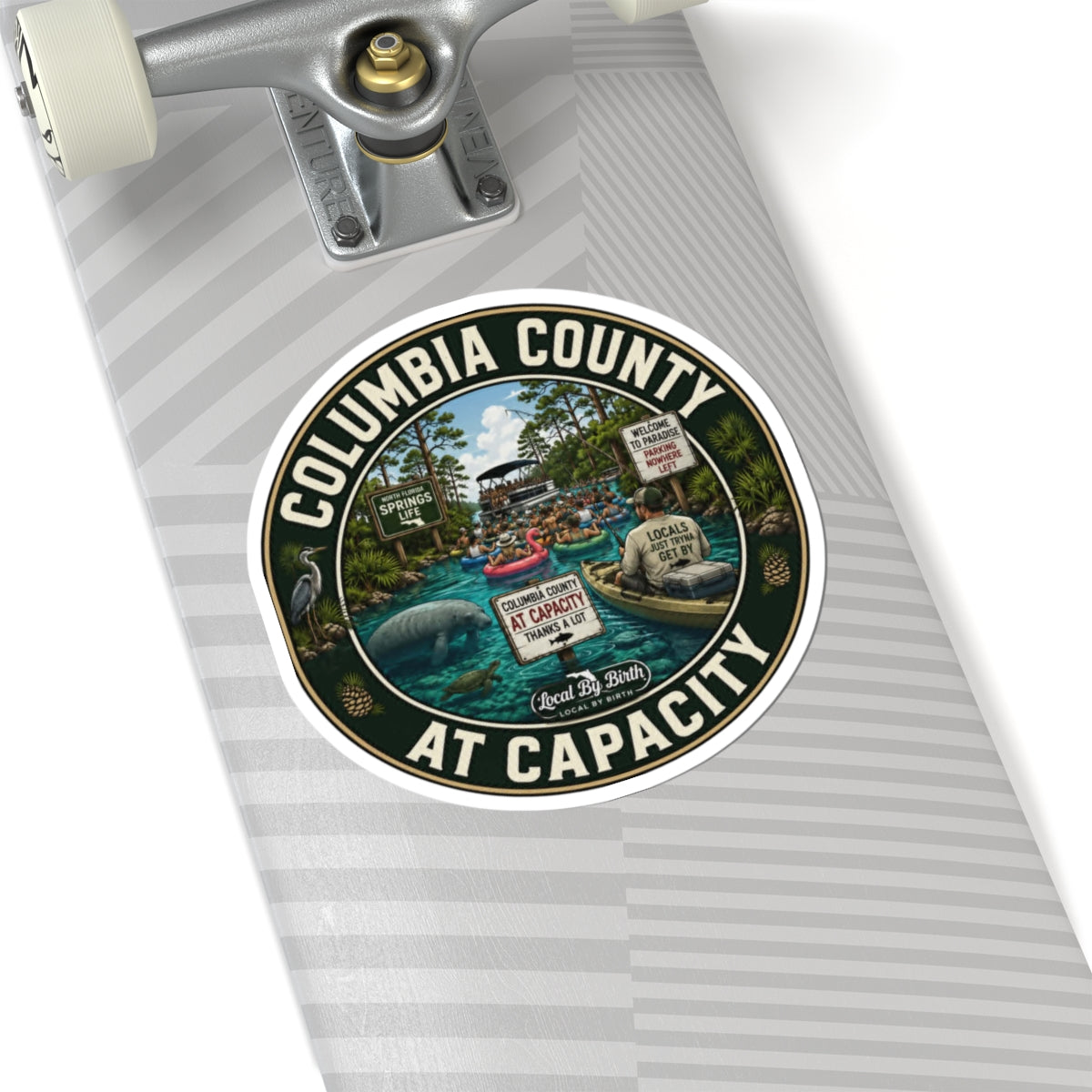 Columbia County At Capacity Sticker