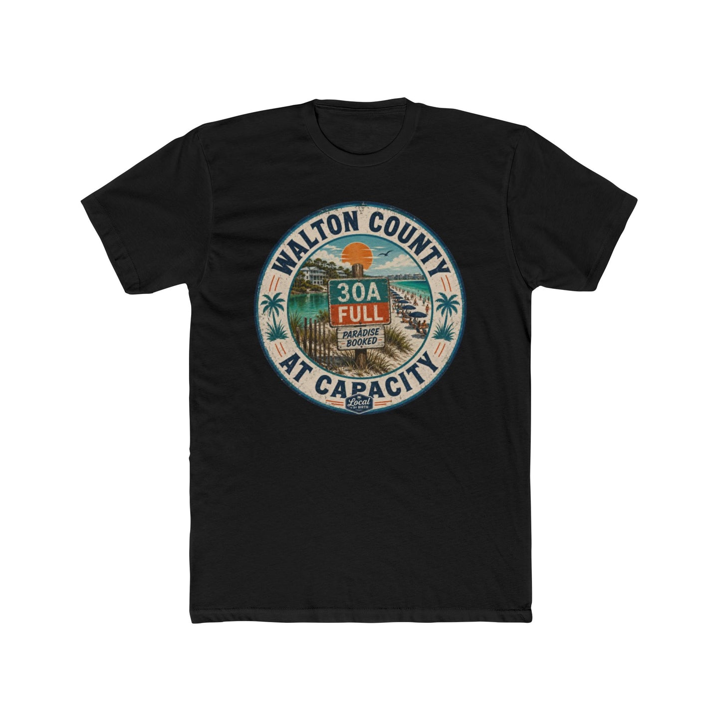 Walton County '30A Full' Vintage Beach T-Shirt