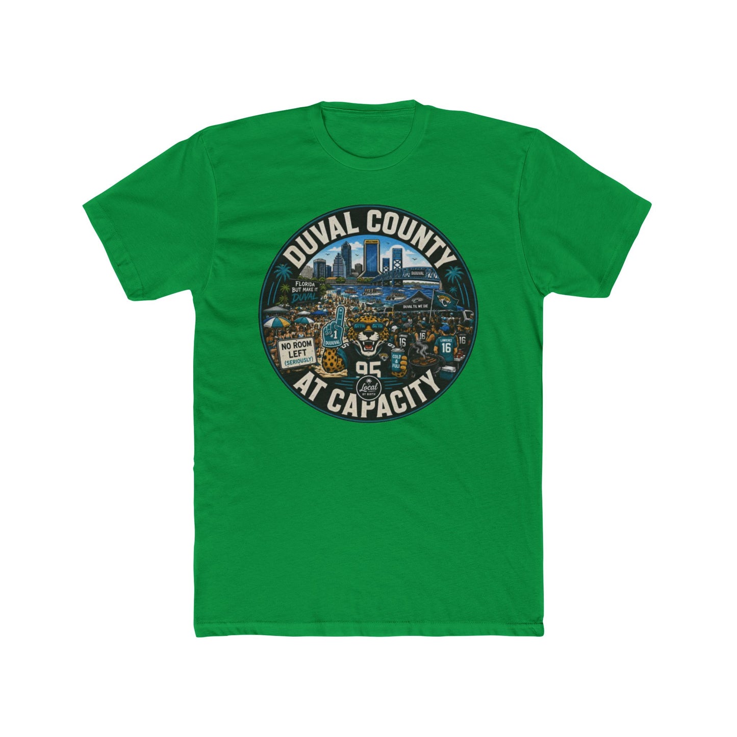 T-Shirt — Duval County At Capacity Skyline Fan Tee