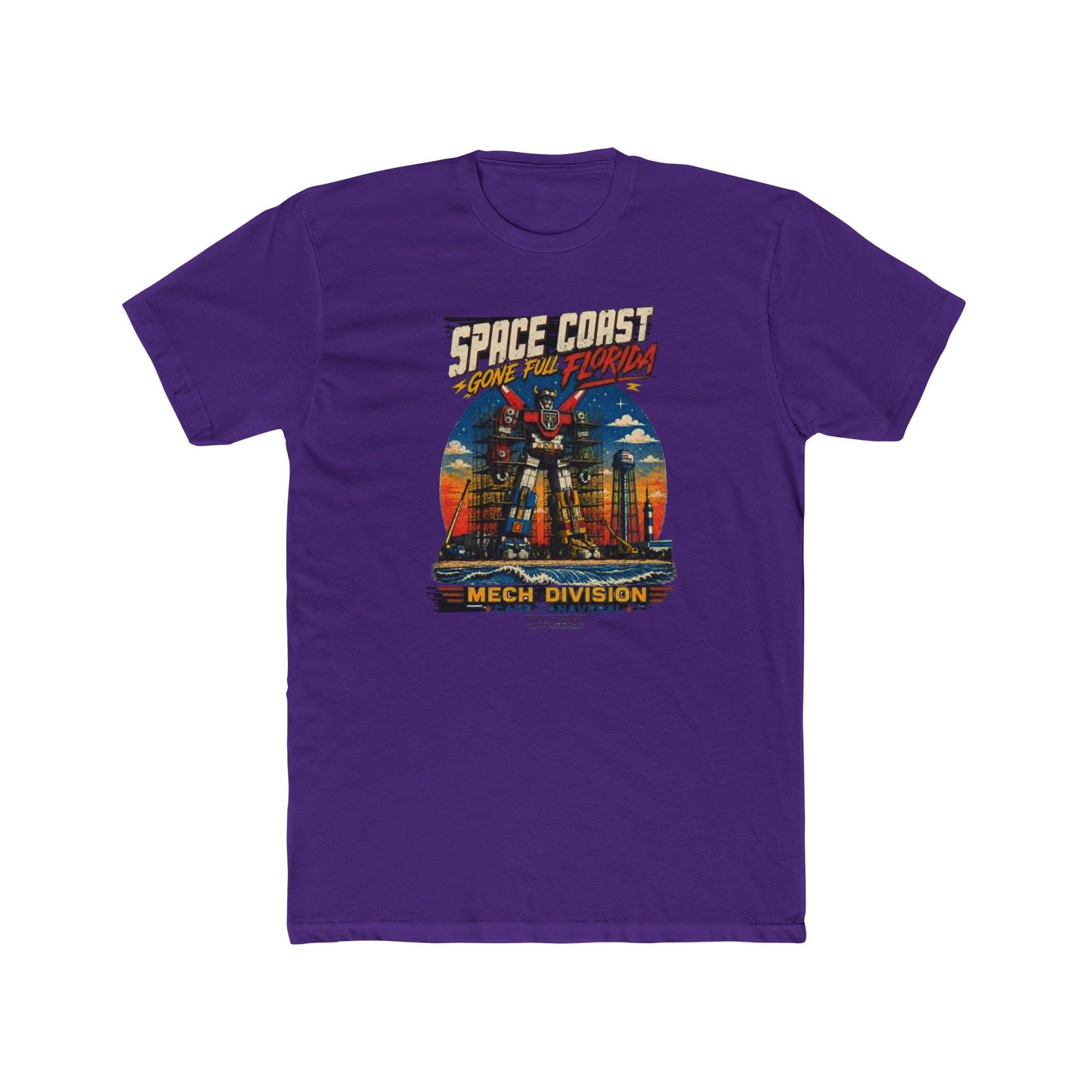 🤖🚀 Space Coast Gone Full Florida Mech Division T-Shirt