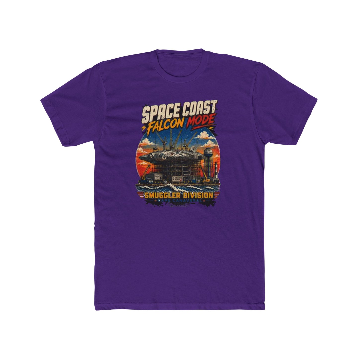🚀 Space Coast Falcon Mode: Smuggler Division T-Shirt
