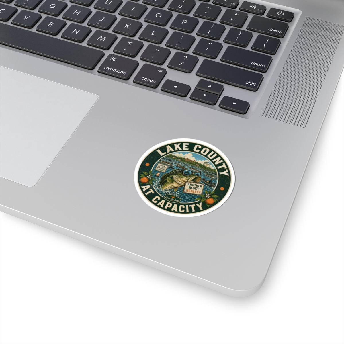 Lake County At Capacity Fishing Sticker