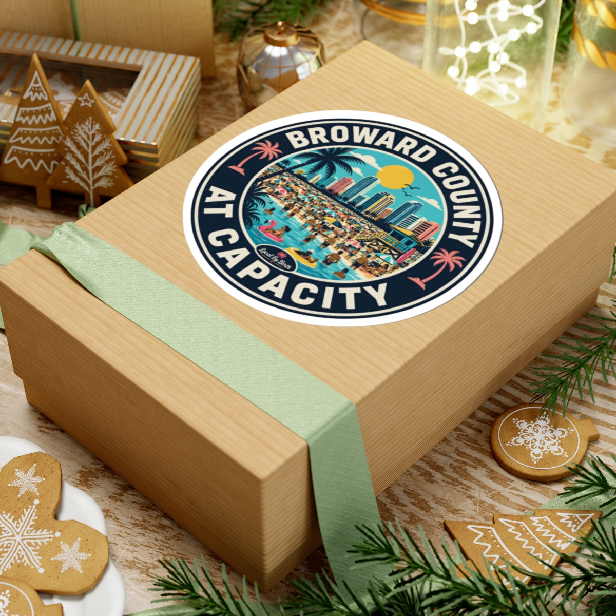 Broward County At Capacity Sticker