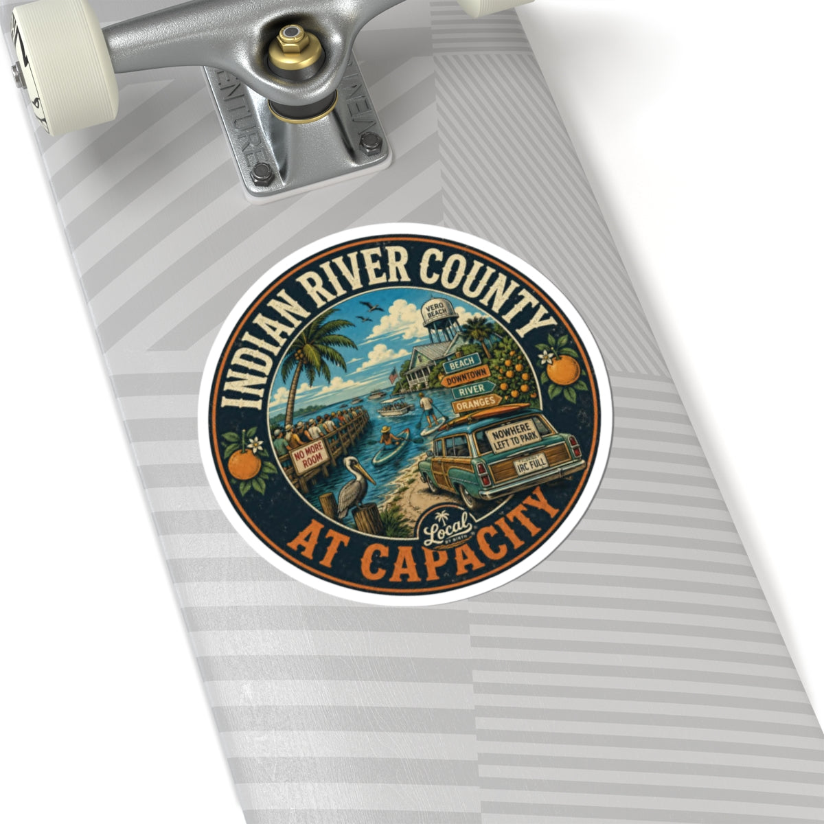 Indian River County At Capacity Sticker
