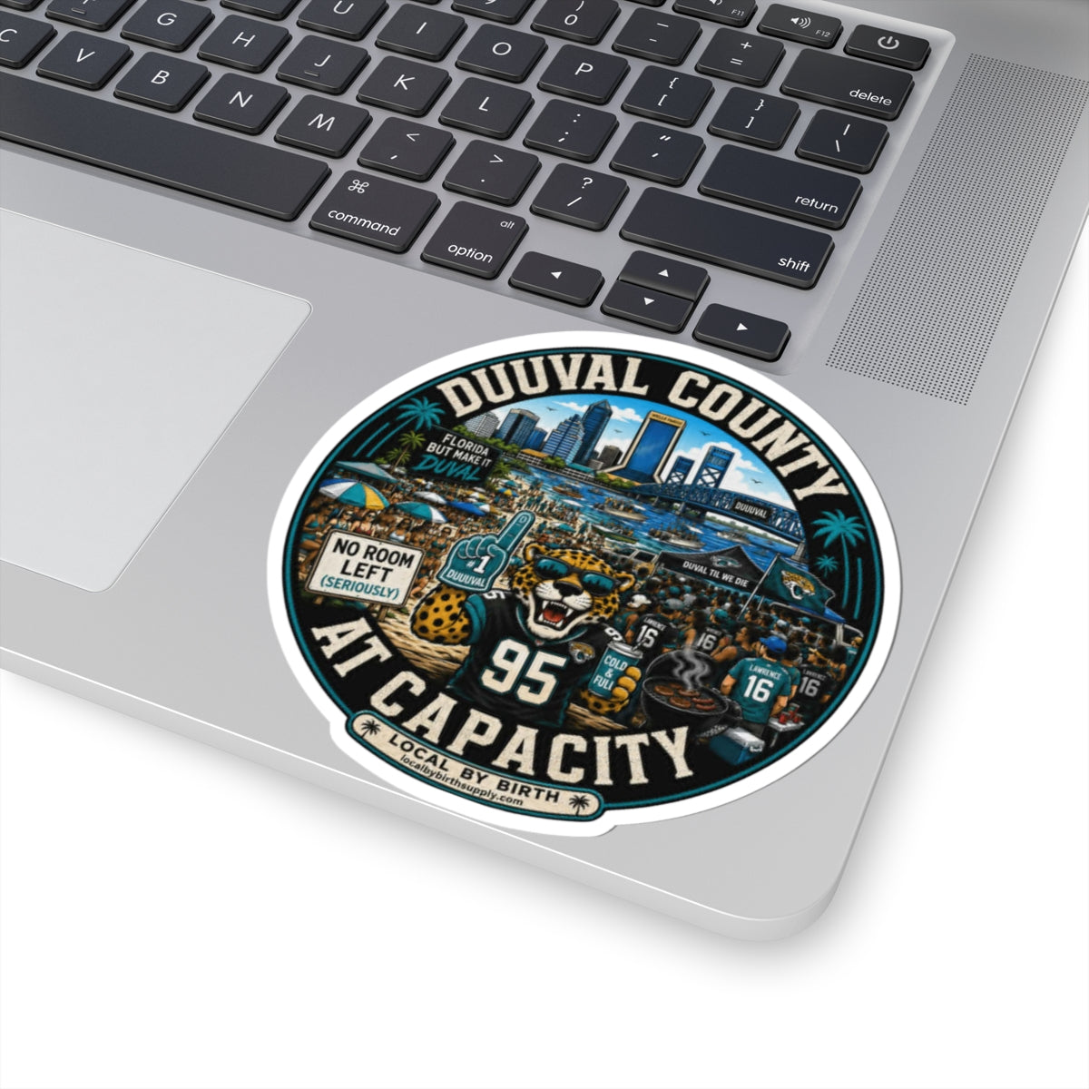 Duval County At Capacity Sticker