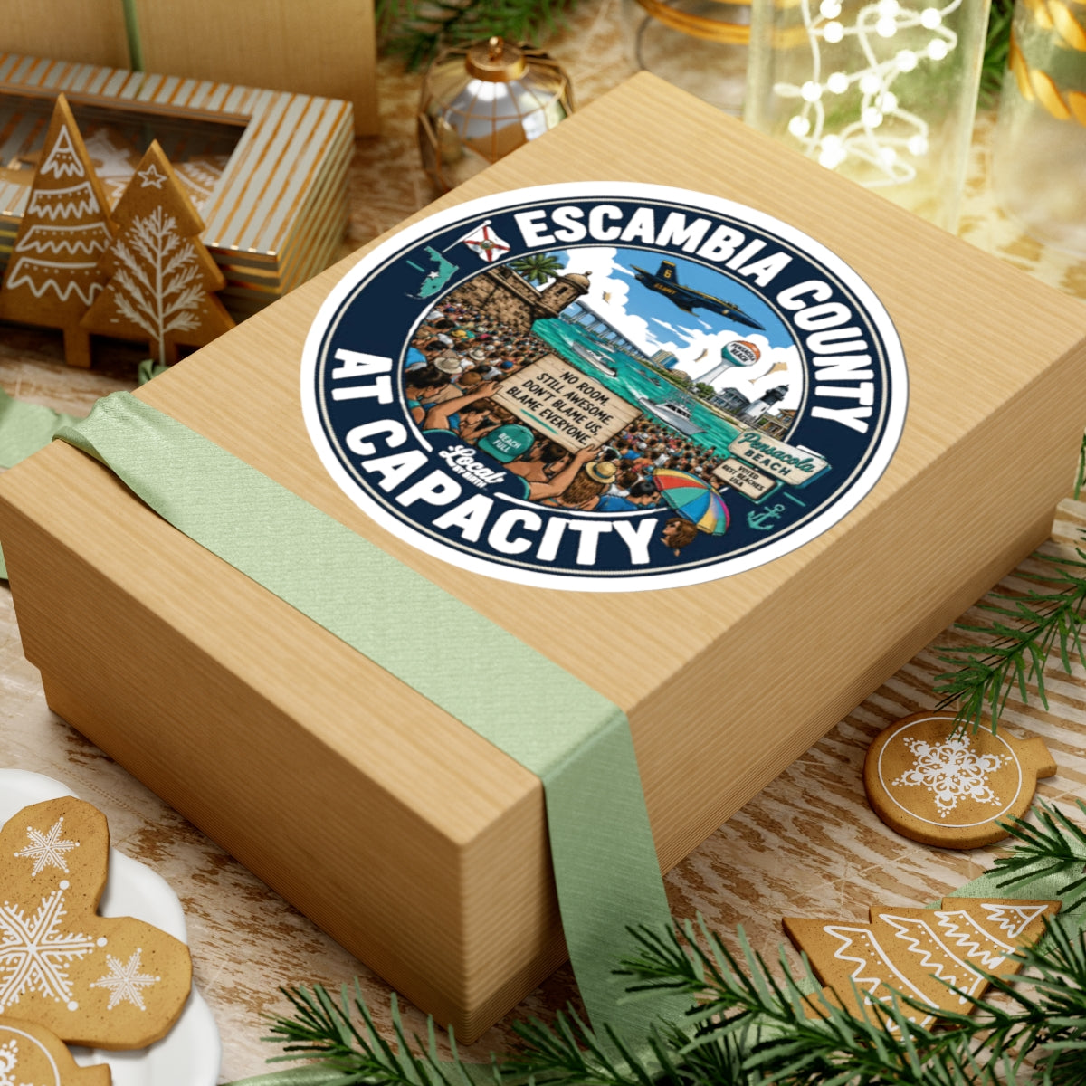 Escambia County At Capacity Sticker