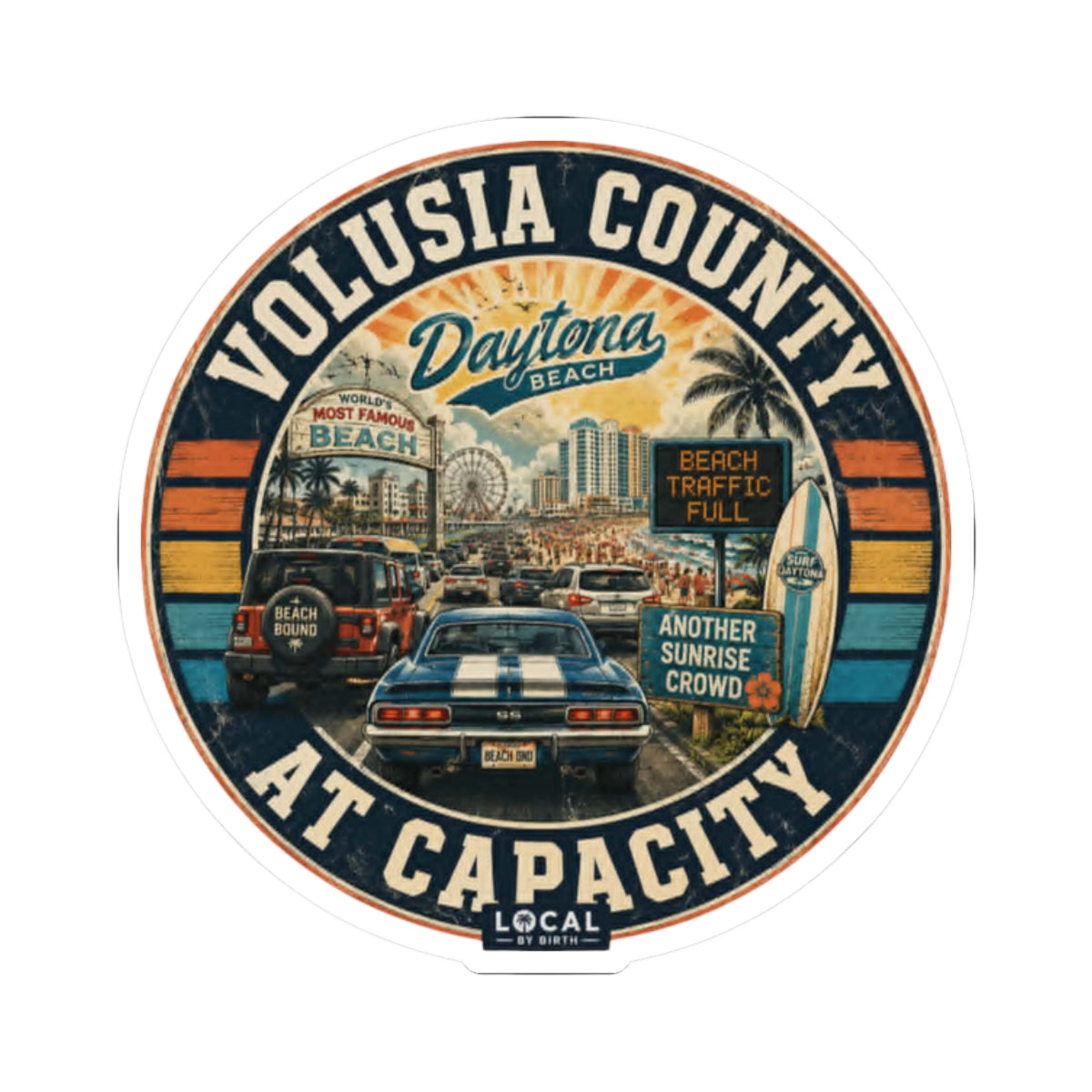 Volusia County Daytona Beach Sticker