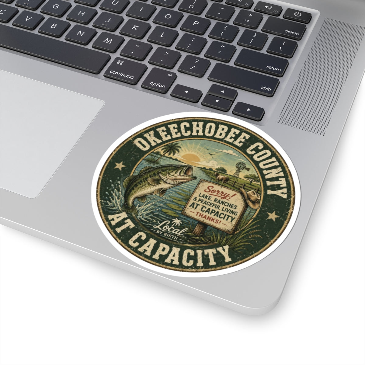 Okeechobee County  At Capacity Sticker