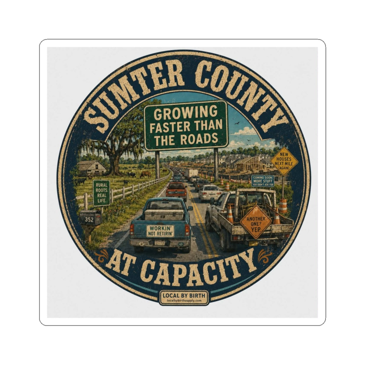 Sumter County At Capacity Sticker