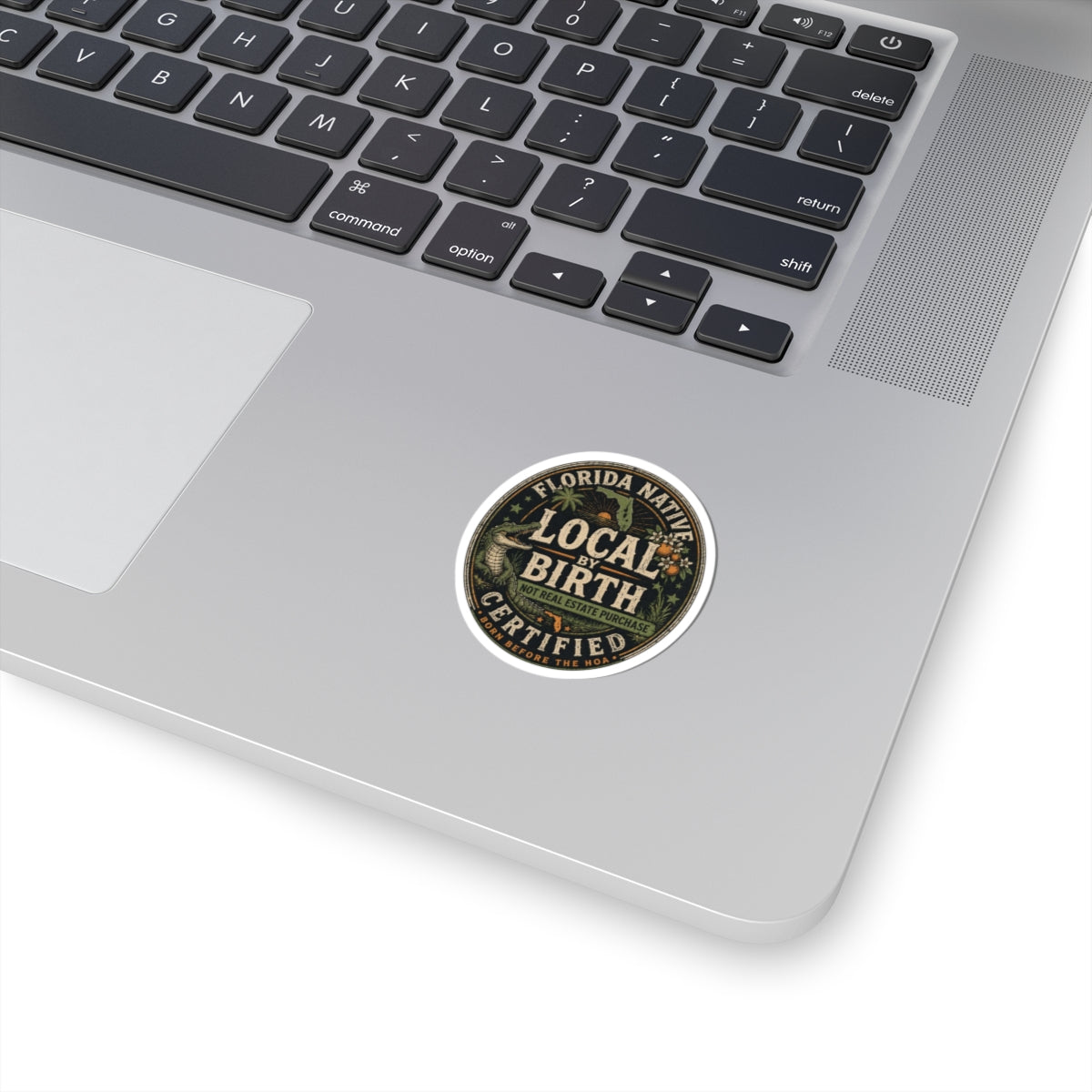 Florida Native Certified Sticker — "Local by Birth" Kiss