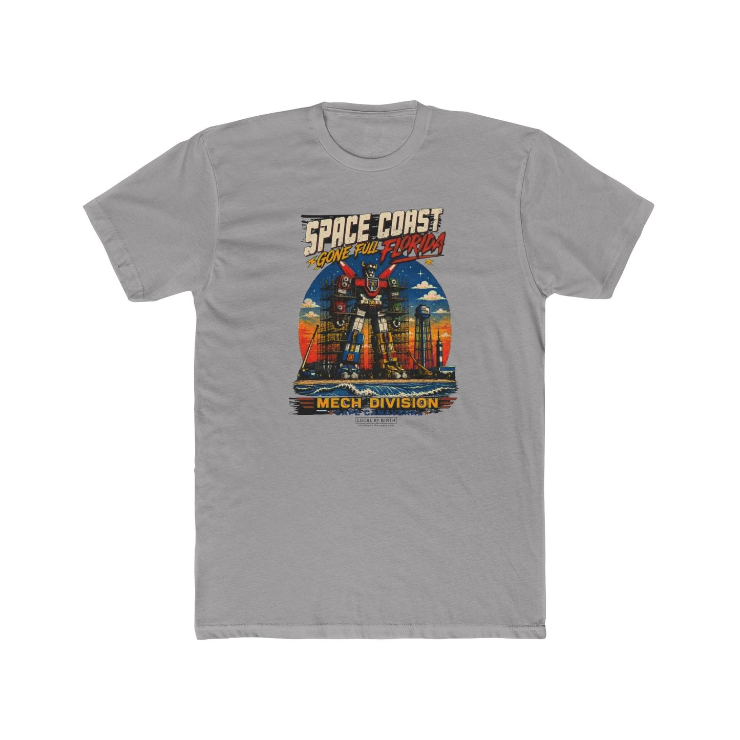 🤖🚀 Space Coast Gone Full Florida Mech Division T-Shirt