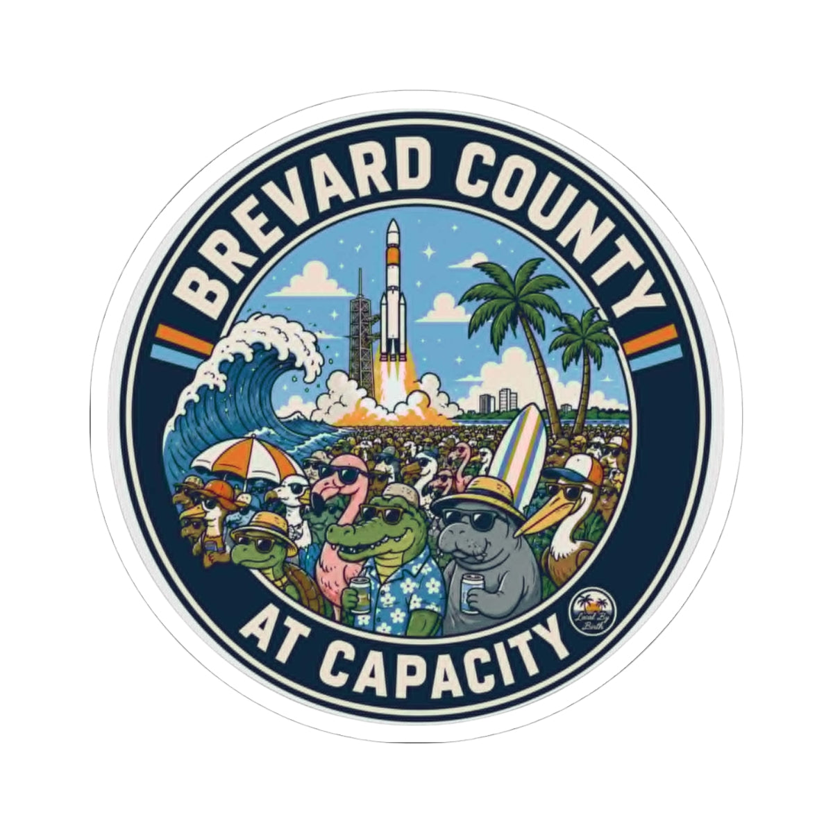 Brevard County At Capacity Sticker
