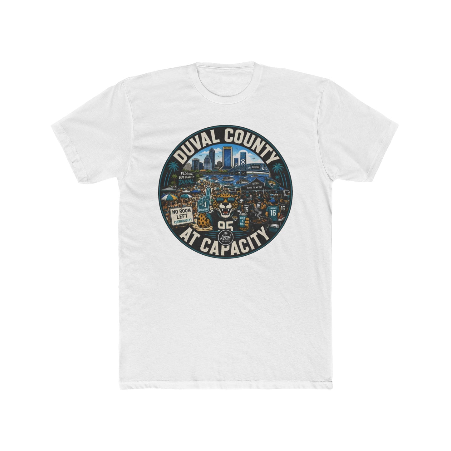 T-Shirt — Duval County At Capacity Skyline Fan Tee