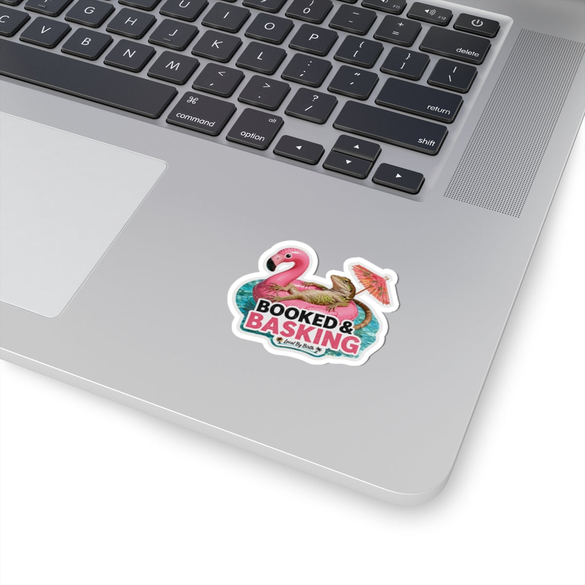 Booked & Basking Sticker