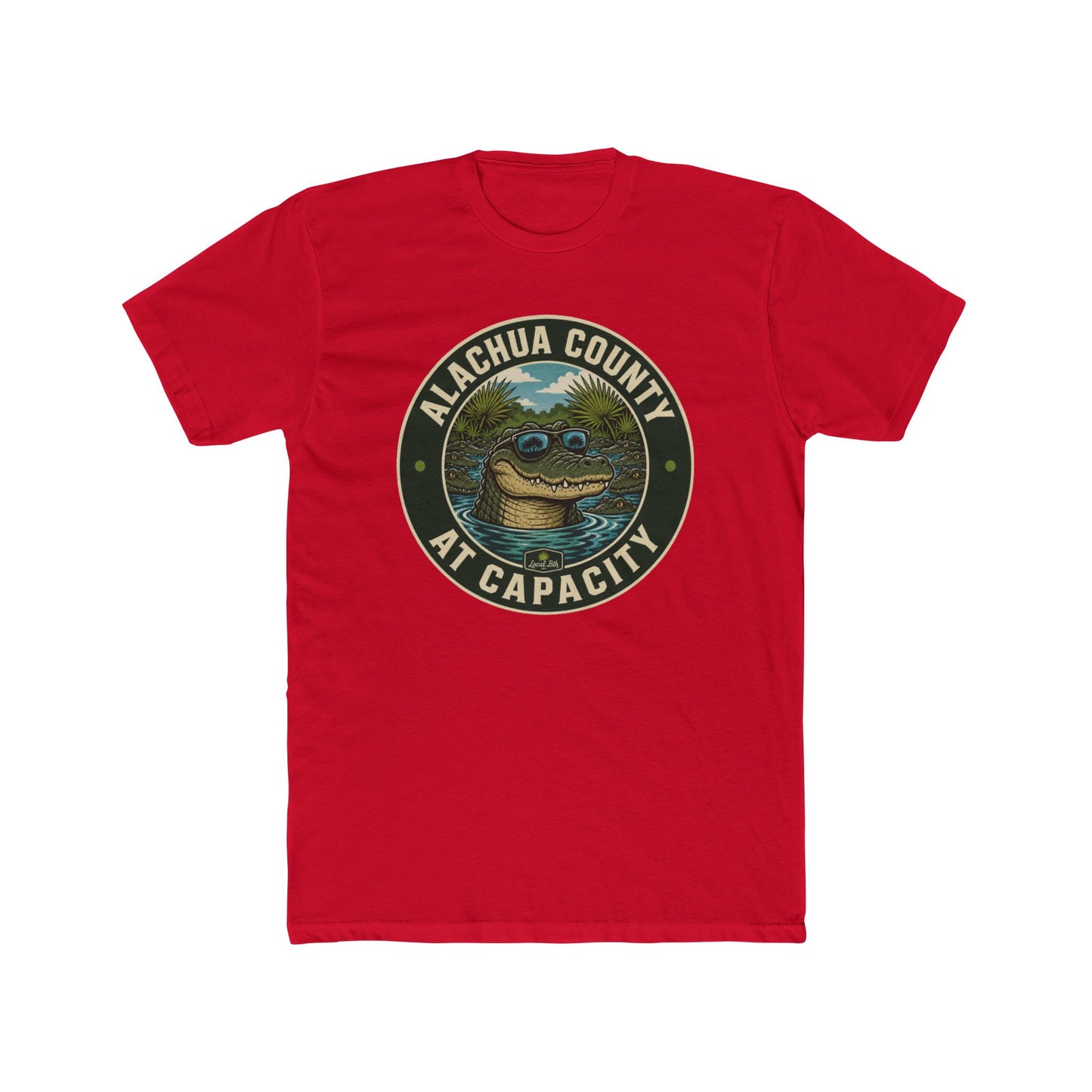 Alachua County At Capacity T-Shirt — Retro Alligator Graphic Tee