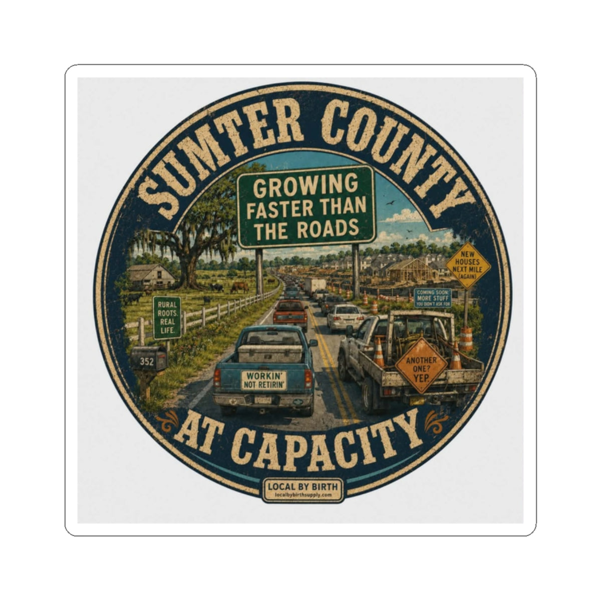 Sumter County At Capacity Sticker