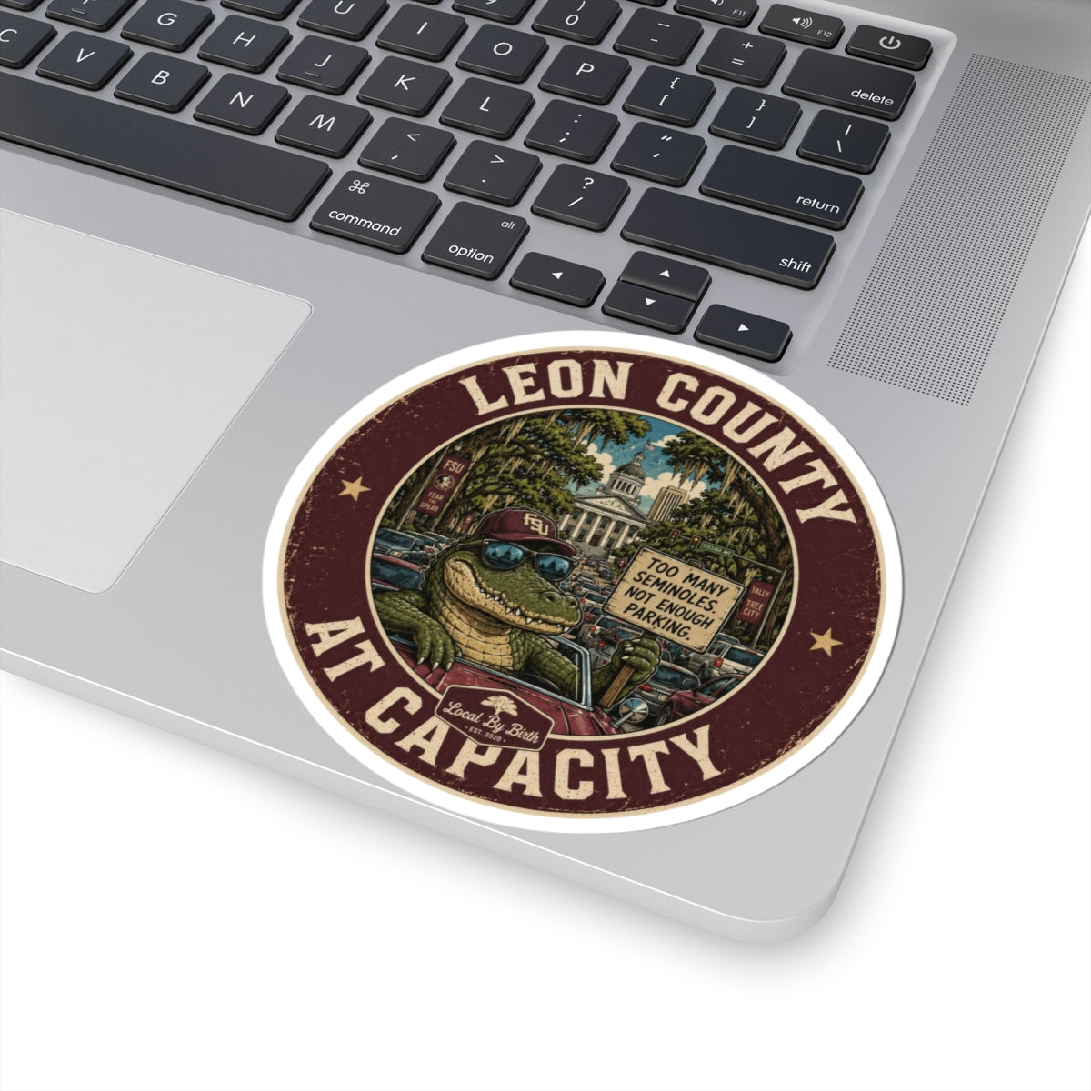 Leon County At Capacity Sticker