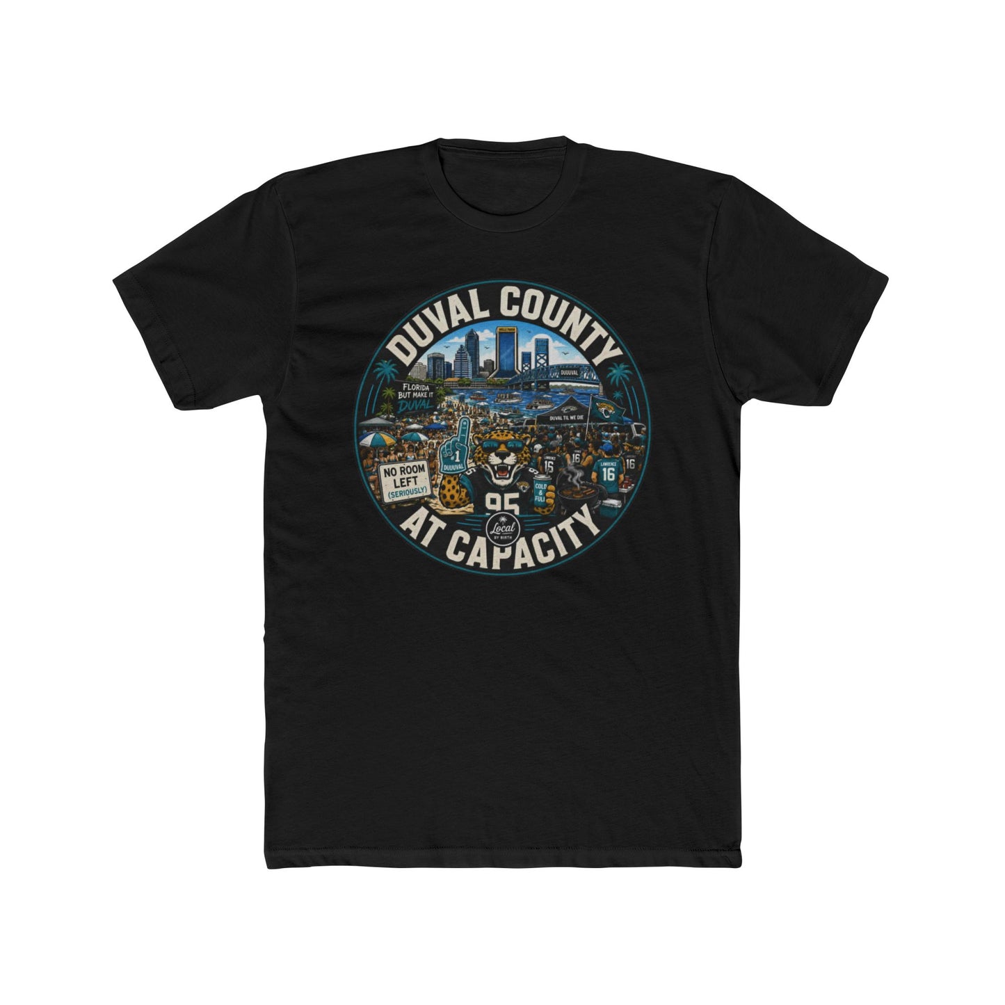 T-Shirt — Duval County At Capacity Skyline Fan Tee