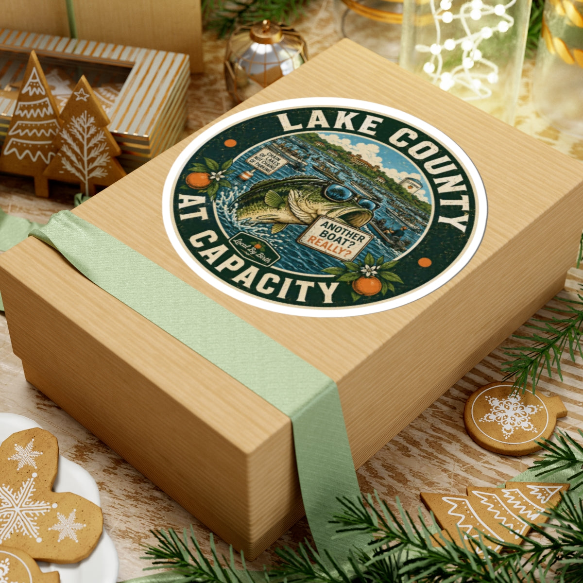 Lake County At Capacity Fishing Sticker